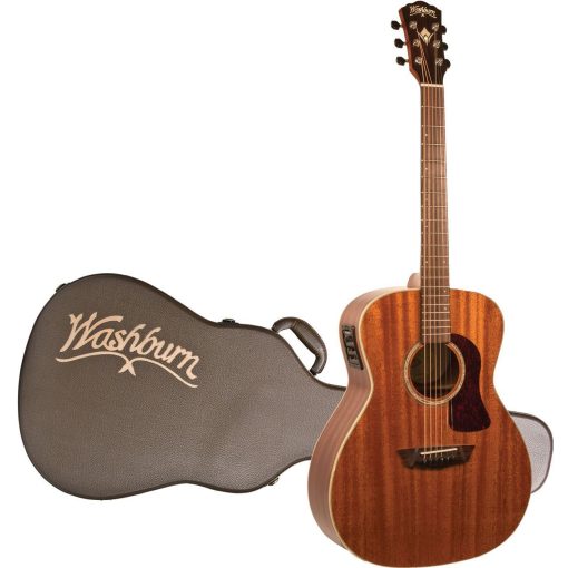 Washburn HG120SWEK Heritage Series Solid Mahogany Grand Auditorium 6-String Acoustic-Electric Guitar