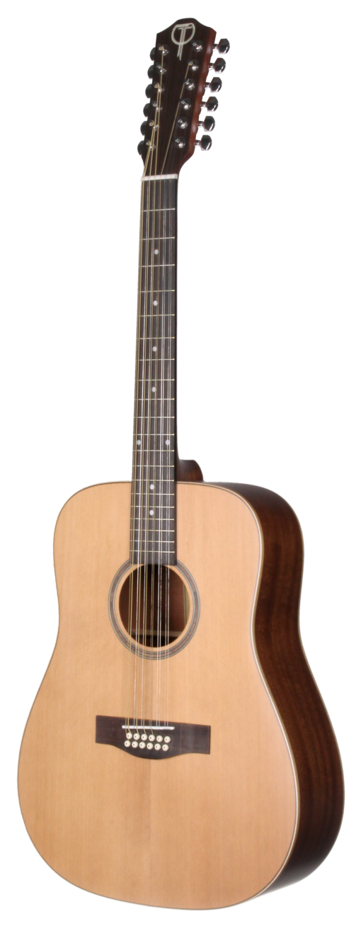 Teton STS105NT-12 105 Series Dreadnought Solid Cedar Top Mahogany 12-String Acoustic Guitar-Natural