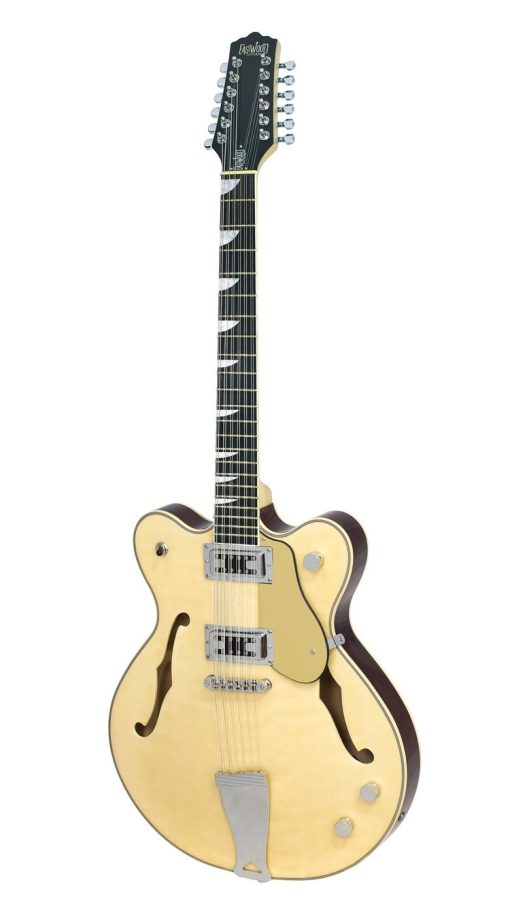 Eastwood Classic 12 Bound Laminated Maple Flamed Maple Top Bound F-Holes 12-String Electric Guitar