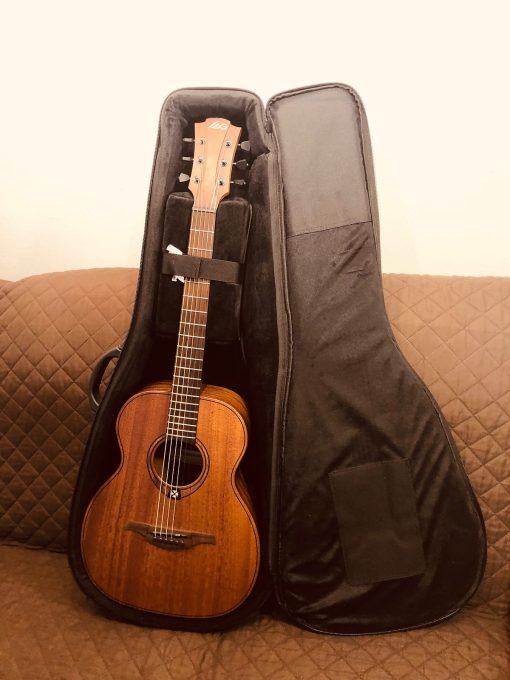 Lag TRAVEL-KA Travel Series Massive Khaya Top & Neck 6-String Acoustic Guitar w/Softshell Case